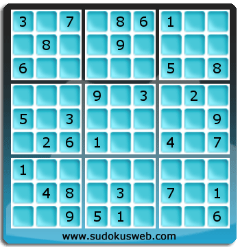 Sudoku von mittelmässiger höhe