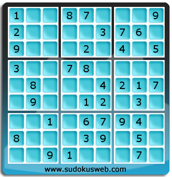 Sudoku de Niveau Facile Sudoku de Niveau Facile