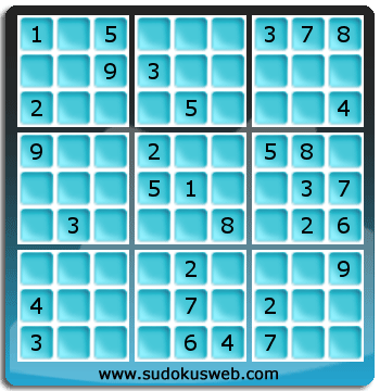 Sudoku von mittelmässiger höhe