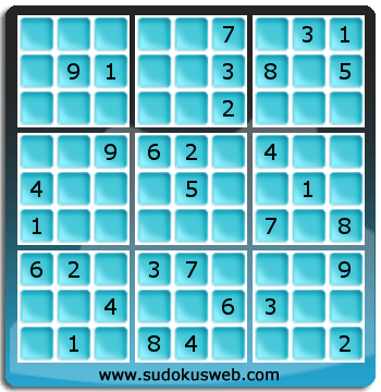 Sudoku von mittelmässiger höhe