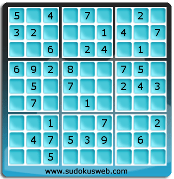 Sudoku de Nivel Fácil Sudoku de Nivel Fácil