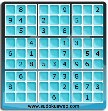 Sudoku von einfacher höhe