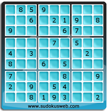 Sudoku von mittelmässiger höhe