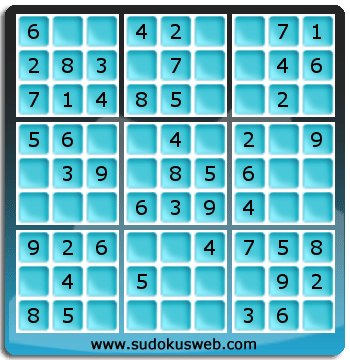 Sudoku de Niveau Très Facile