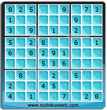 Sudoku von einfacher höhe