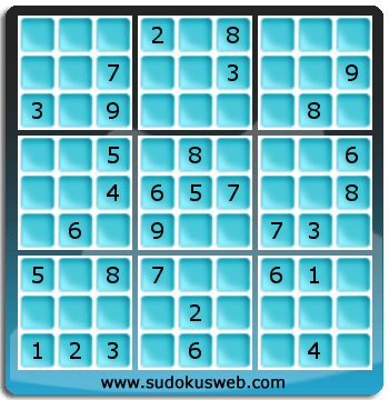 Sudoku von mittelmässiger höhe