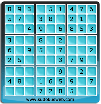 Sudoku de Niveau Très Facile