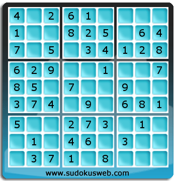 Sudoku de Niveau Très Facile Sudoku de Niveau Très Facile