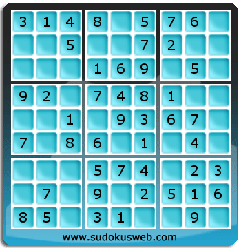 Nivel Muito Facil de Sudoku