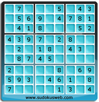 Sudoku de Nivel Muy Fácil