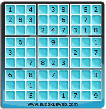 Sudoku de Niveau Facile Sudoku de Niveau Facile