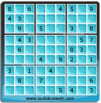 Sudoku von mittelmässiger höhe