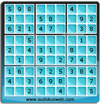 Sudoku von sehr einfacher höhe