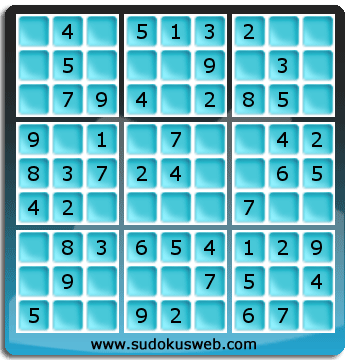 Sudoku von sehr einfacher höhe