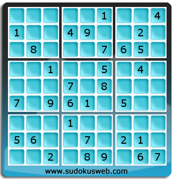 Sudoku von mittelmässiger höhe