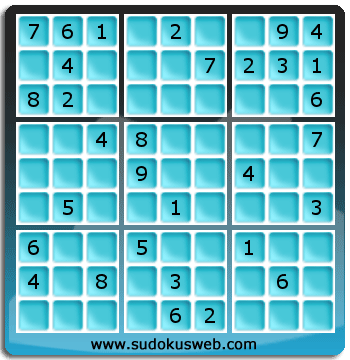 Sudoku von mittelmässiger höhe