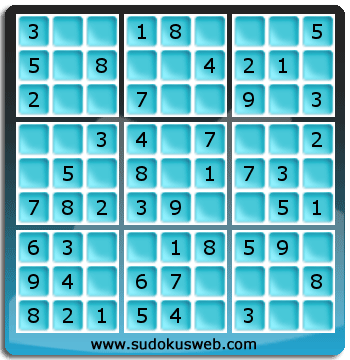 Sudoku von sehr einfacher höhe