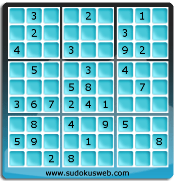 Sudoku von mittelmässiger höhe