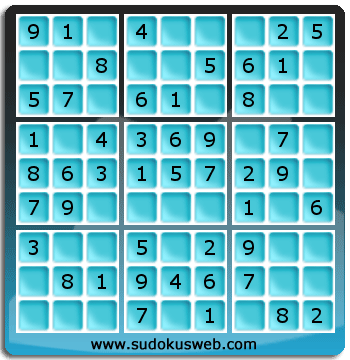 Sudoku de Nivell Molt Fàcil Sudoku de Nivell Molt Fàcil