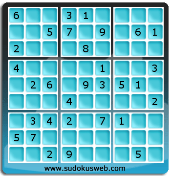 Sudoku von mittelmässiger höhe