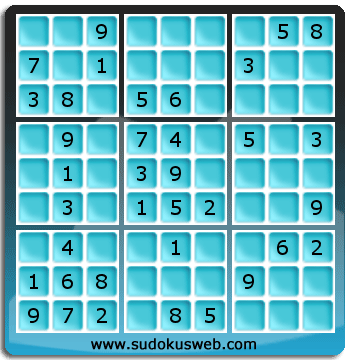 Sudoku von einfacher höhe