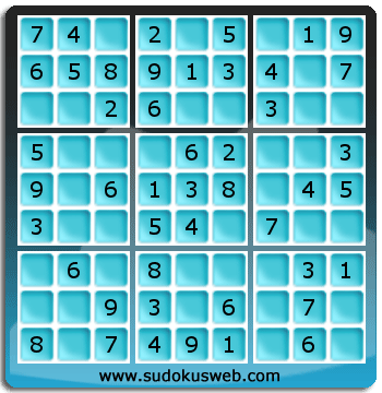 Nivel Muito Facil de Sudoku