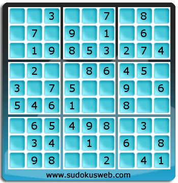 Nivel Muito Facil de Sudoku