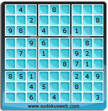 Sudoku von mittelmässiger höhe