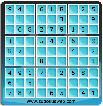 Sudoku von sehr einfacher höhe