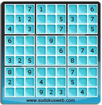 Sudoku von mittelmässiger höhe