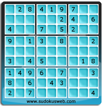 Sudoku von einfacher höhe