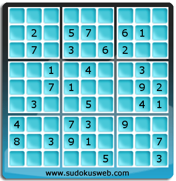 Sudoku von mittelmässiger höhe