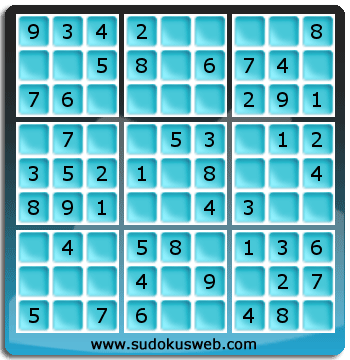 Sudoku de Nivell Molt Fàcil