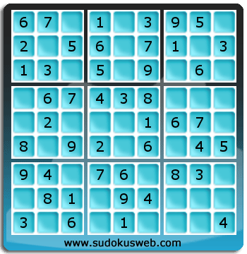 Sudoku von sehr einfacher höhe