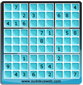 Sudoku von Fachmännischer höhe