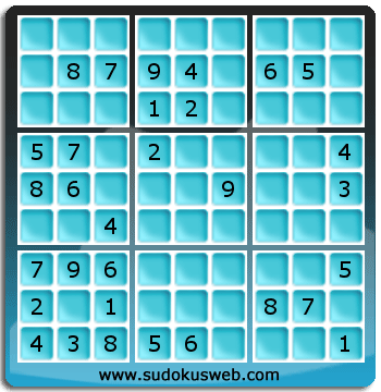 Sudoku von mittelmässiger höhe