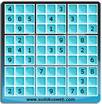 Sudoku von mittelmässiger höhe