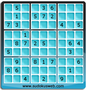 Sudoku von mittelmässiger höhe