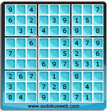 Sudoku de Nivell Molt Fàcil Sudoku de Nivell Molt Fàcil