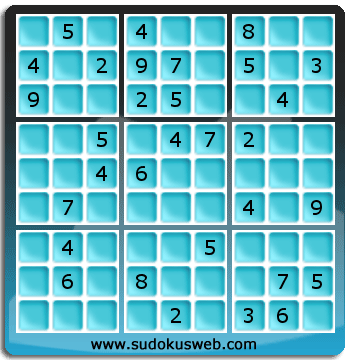 Sudoku von mittelmässiger höhe