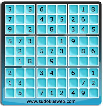 Sudoku de Niveau Très Facile Sudoku de Niveau Très Facile