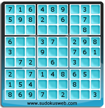 Sudoku von sehr einfacher höhe