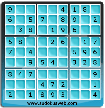 Sudoku de Niveau Très Facile Sudoku de Niveau Très Facile
