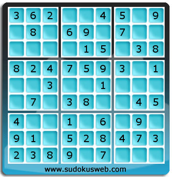 Sudoku de Niveau Très Facile Sudoku de Niveau Très Facile