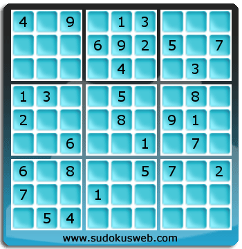 Sudoku von mittelmässiger höhe