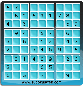 Nivel Muito Facil de Sudoku