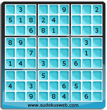 Sudoku von mittelmässiger höhe