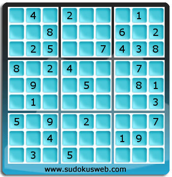 Sudoku von mittelmässiger höhe