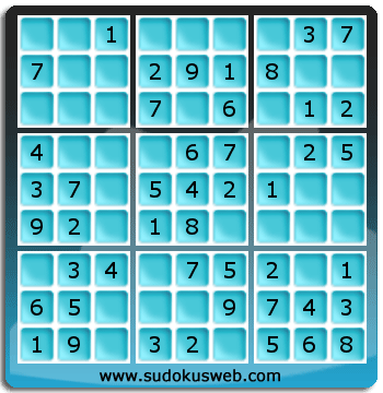 Sudoku von sehr einfacher höhe