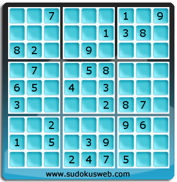 Sudoku von mittelmässiger höhe